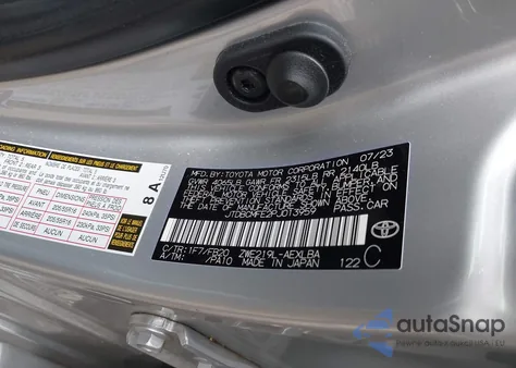 2023 Toyota Corolla Hybrid Le из США, поврежденный, VIN JTDBCMFE2PJ013959